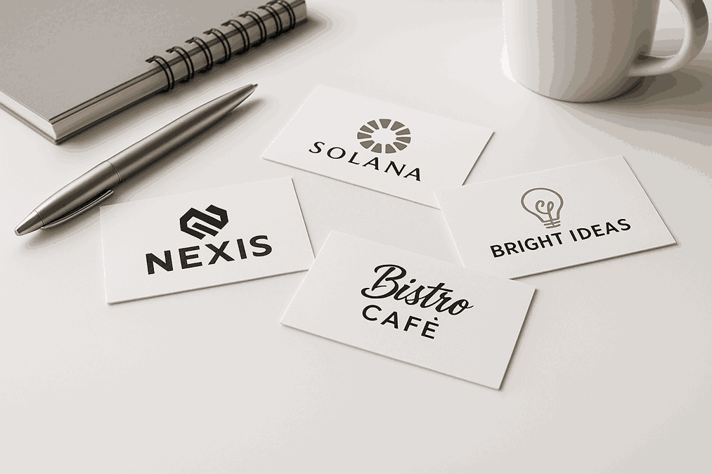 Happy customer smiling and giving thumbs up outside the Logo Designer India office building, representing client satisfaction and professional logo design services.