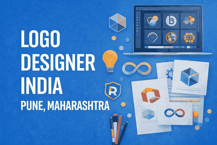 LOGO DESIGNER INDIA PUNE, MAHARASHTRA professional logo design cover image with creative logo elements
