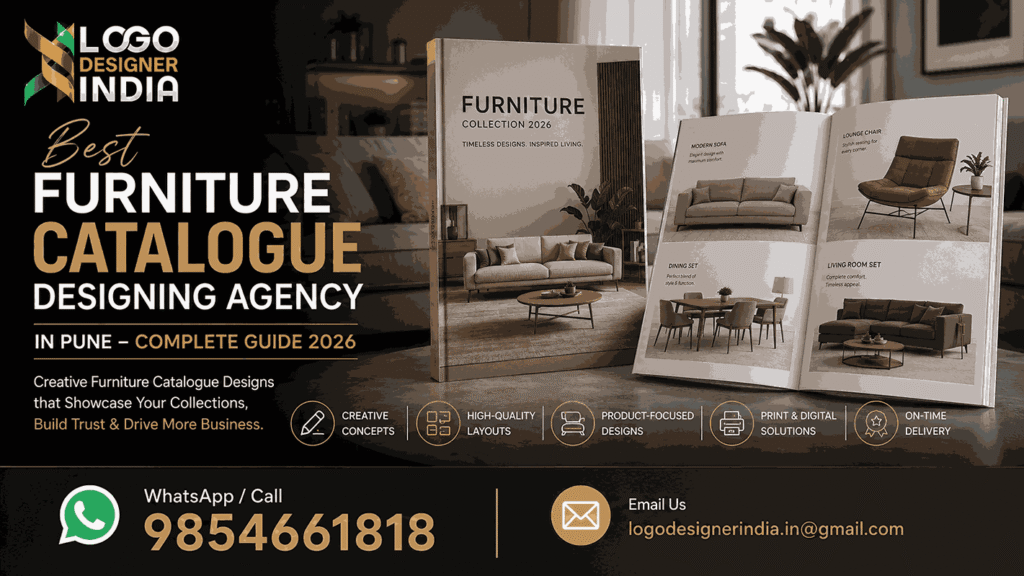 Best Furniture Catalogue Designing Agency in Pune creating premium furniture catalogue designs for brands in 2026