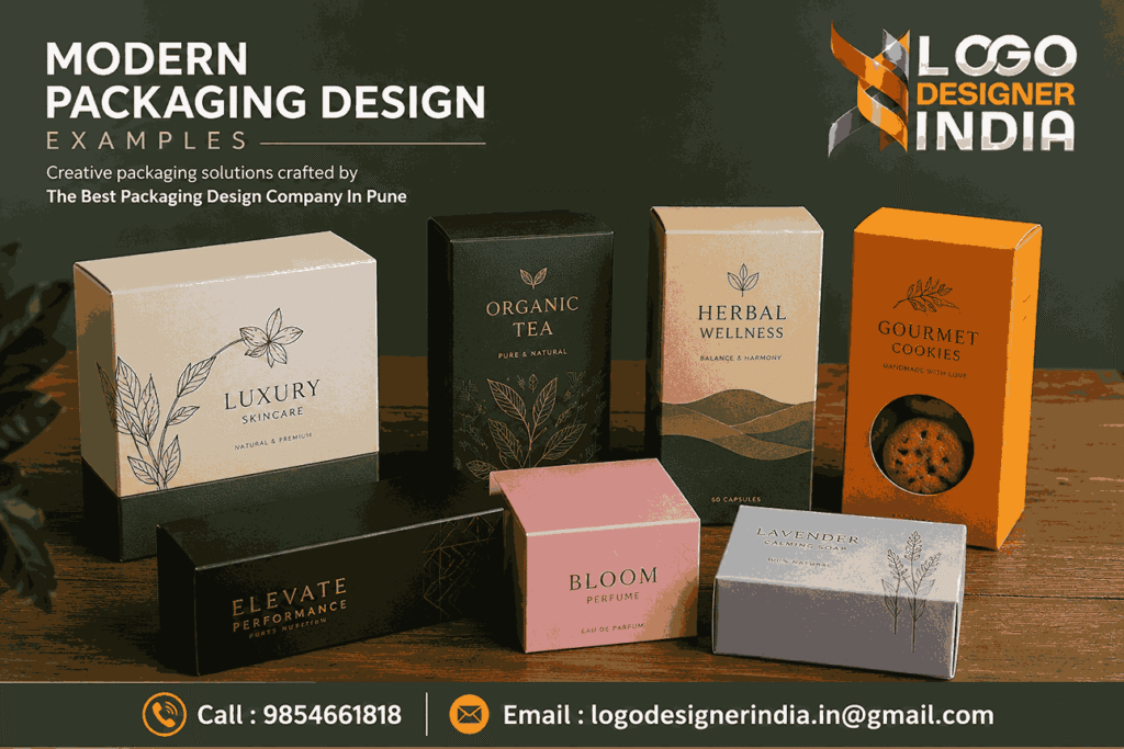 Best Packaging Design Company In Pune showcasing modern product box designs