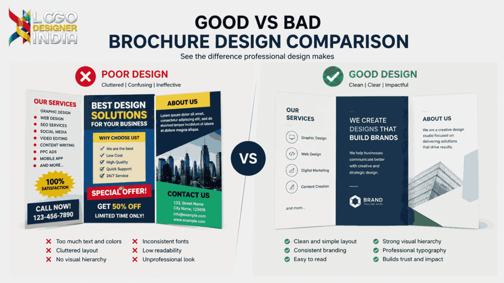 Common brochure design mistakes to avoid when hiring a brochure design provider in Pune
