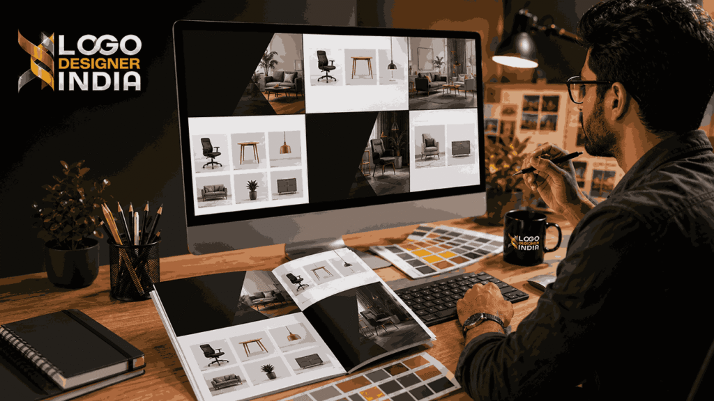 Design review process at a professional catalogue designing agency in Pune