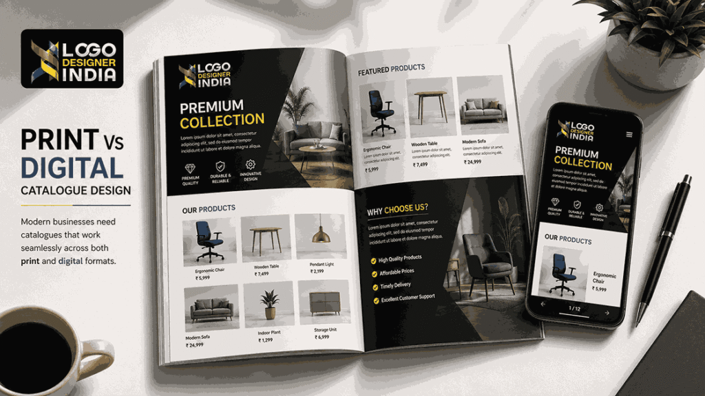 Catalogue designing agency in Pune offering both print and digital catalogue solutions