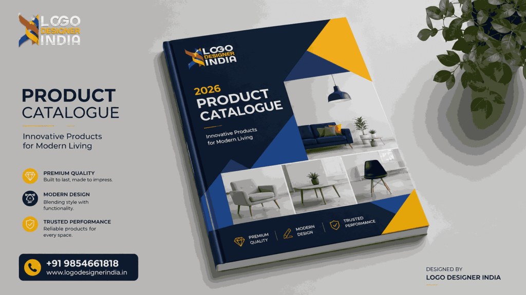 Logo Designer India professional product catalogue designer portfolio sample