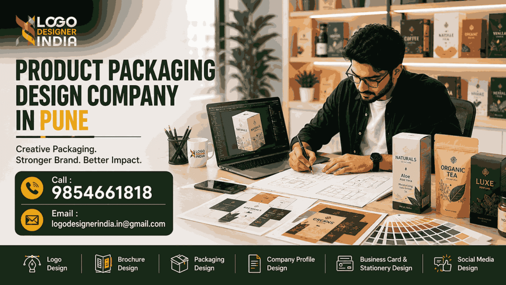 Product packaging design company in Pune creating new packaging concepts in a professional design studio