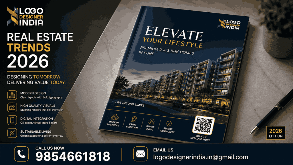 2026 trends in real estate brochure designing services Pune