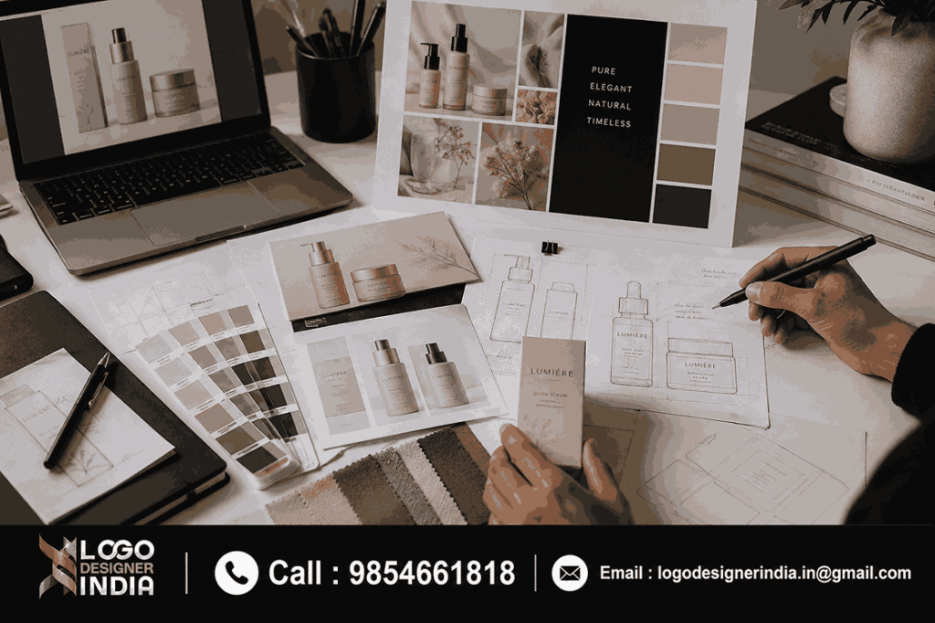 Design process behind Beauty Product Packaging Design Services in Pune.