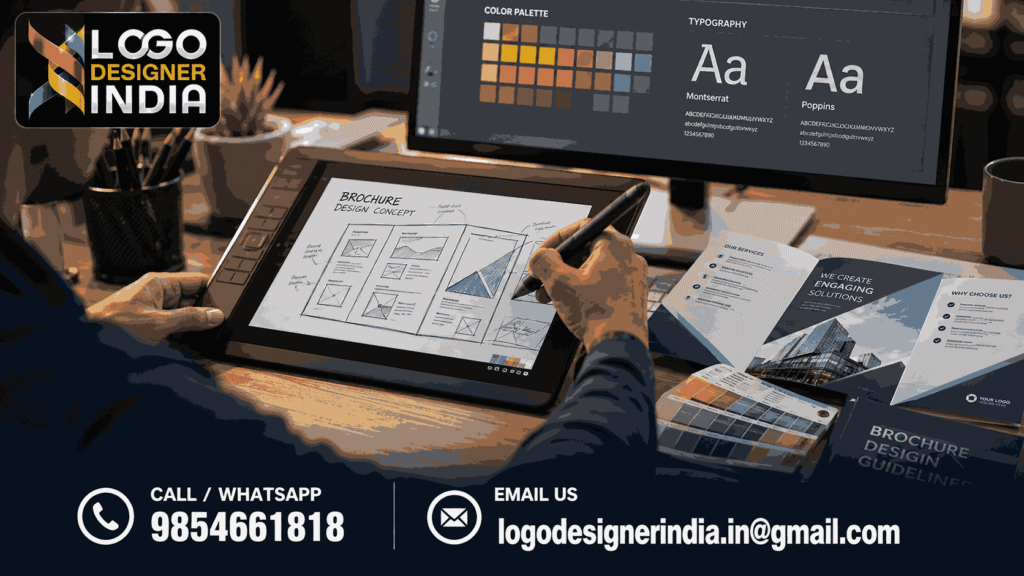 Best digital brochure designing services in Pune working on layout concepts
