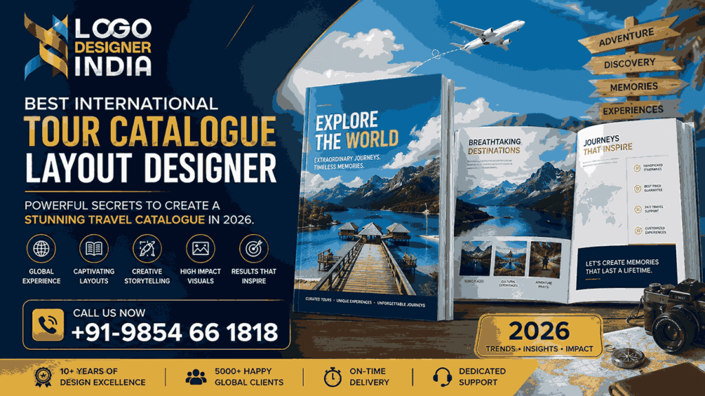 Best international tour catalogue layout designer creating a stunning travel catalogue in 2026