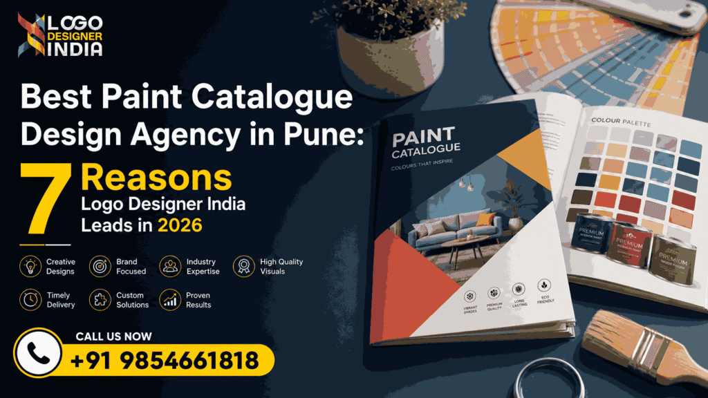 Best Paint Catalogue Design Agency in Pune by Logo Designer India with modern paint catalogue design