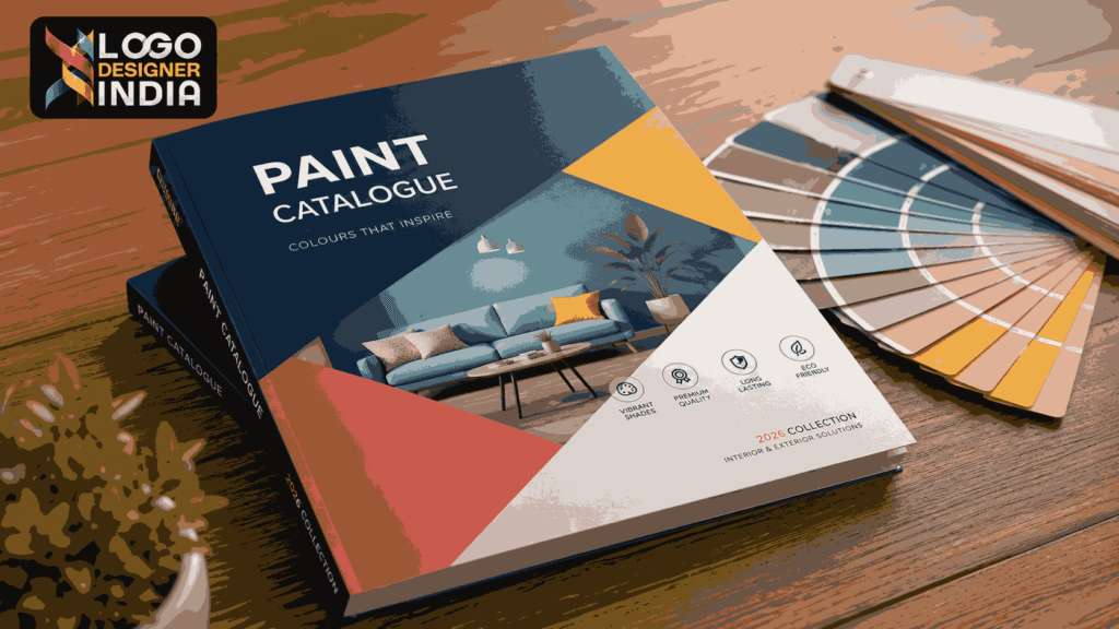 Best paint catalogue design agency in Pune showcasing a modern catalogue mockup