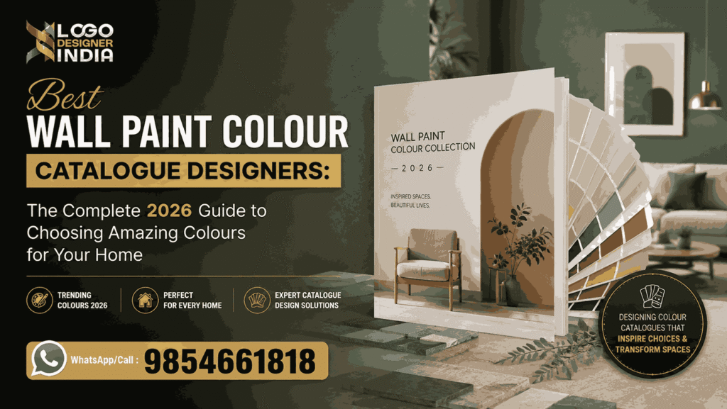 Best Wall Paint Colour Catalogue Designers showcasing the complete 2026 guide to choosing modern home wall colours with premium paint catalogue design.