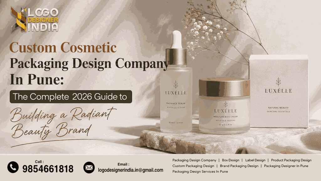 Custom Cosmetic Packaging Design Company In Pune – premium beauty packaging showcase
