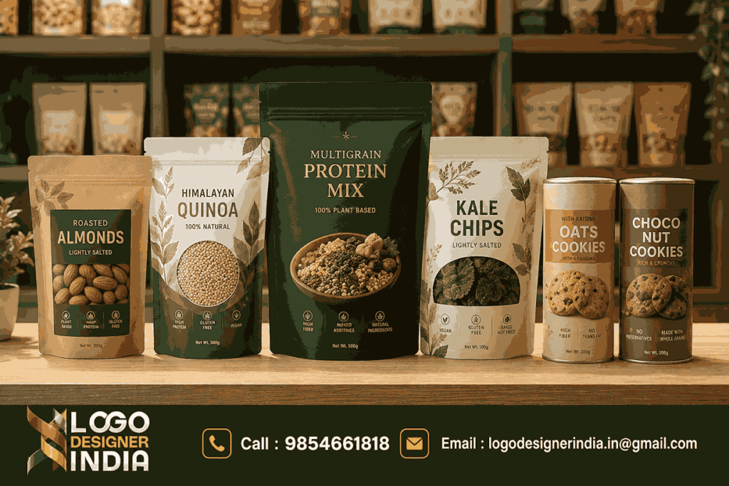Shelf-ready food packaging designed by a Food Product Packaging Design Company In Pune