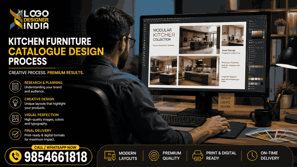 Design process by the best kitchen furniture catalogue designer in Pune