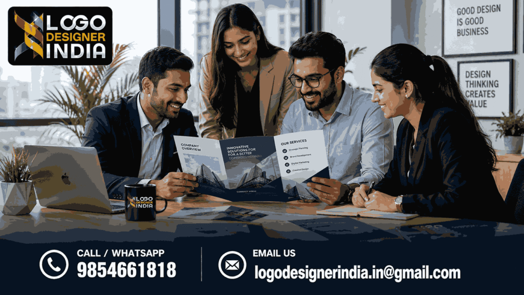 Logo Designer India team delivering top digital brochure designing services in Pune