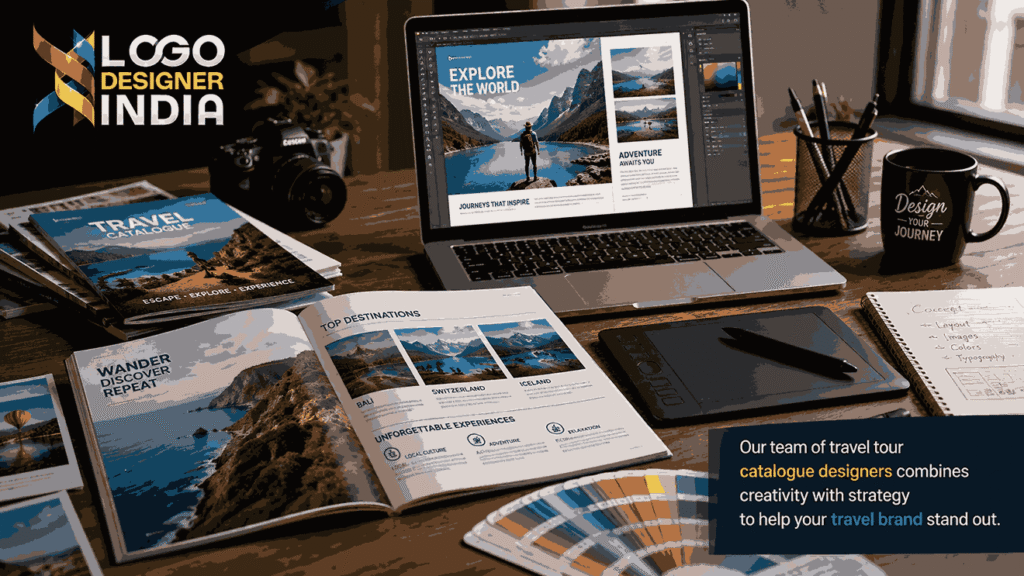 Logo Designer India working as travel tour catalogue designers