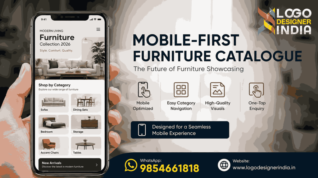 Mobile-optimized catalogue by furniture catalogue designers in Pune