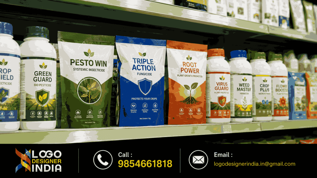 Retail shelf display designed by Pesticides Packaging Design Company In Pune