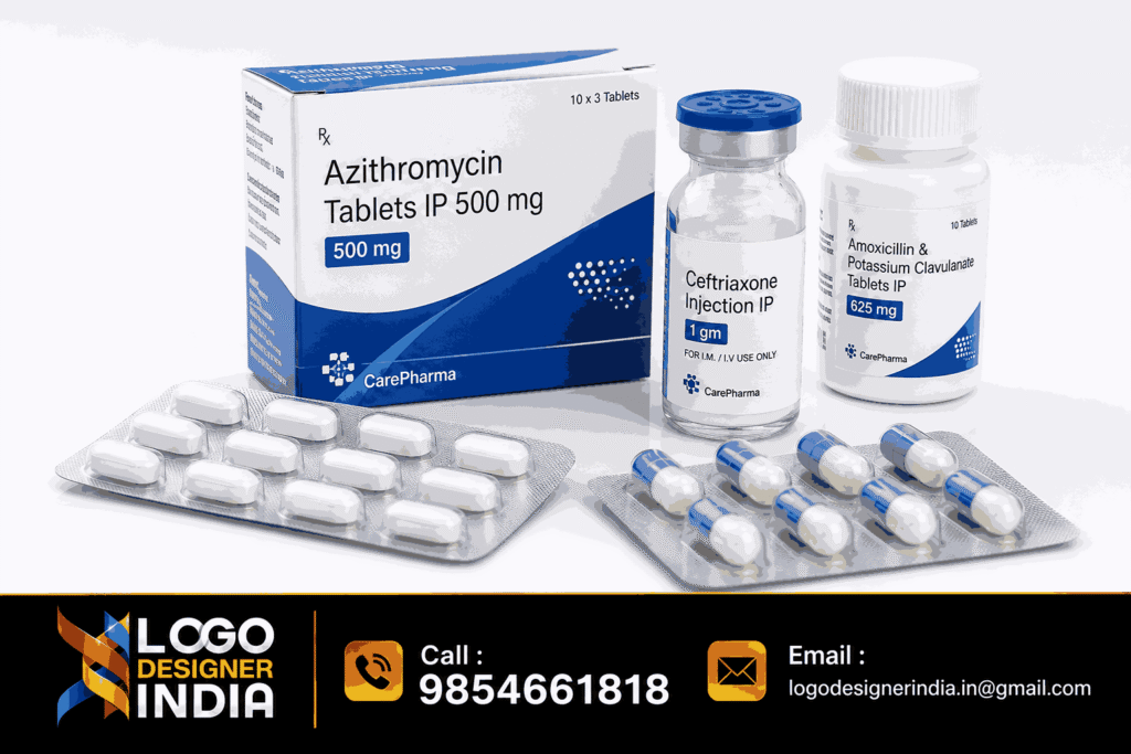 Pharma Product Packaging Design Company In Pune showcasing carton and strip packaging