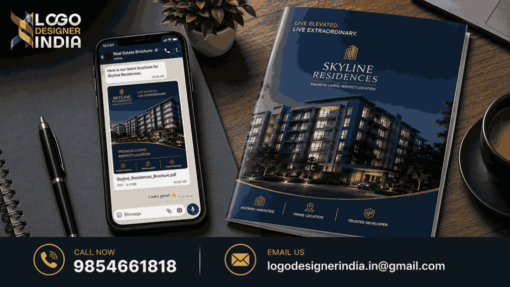 Digital and print brochure formats by a Real Estate Brochure Designer in Pune