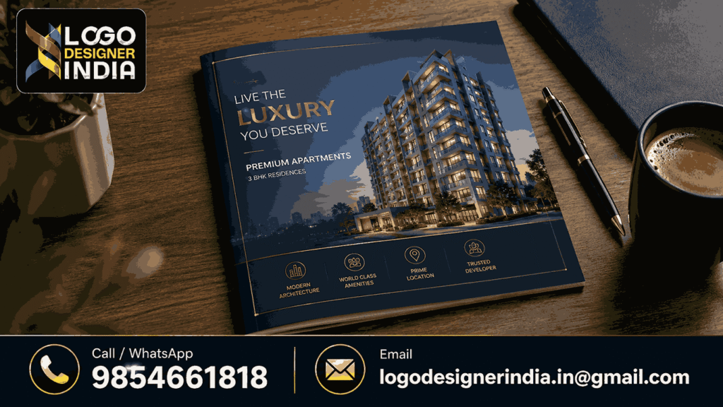 Sample brochure by real estate brochure designing company in Pune