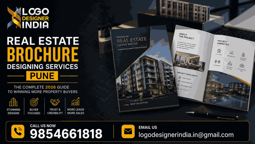 Real estate brochure designing services Pune for winning more property buyers in 2026