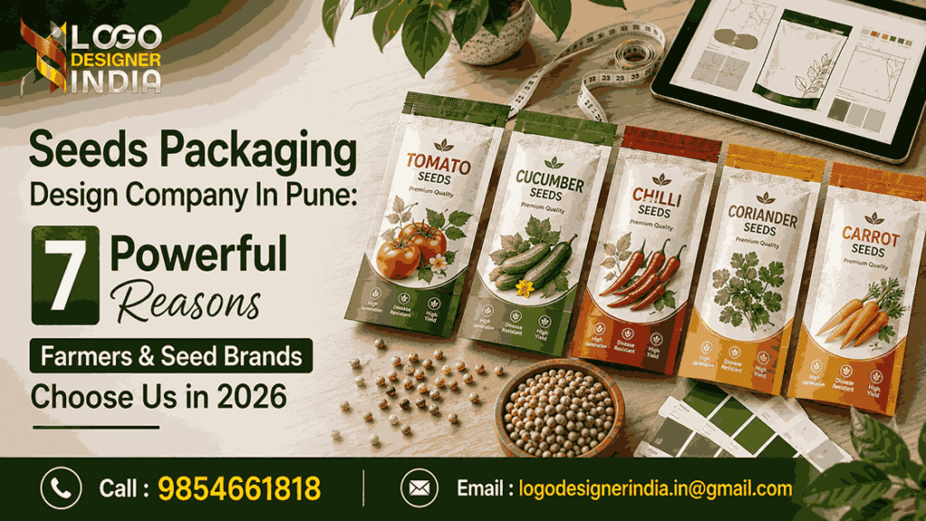 Seeds Packaging Design Company In Pune — professional seed pouch design showcase.