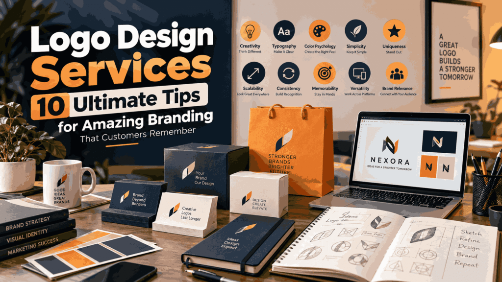 Logo Design Services featuring 10 tips for amazing branding and memorable brand identity