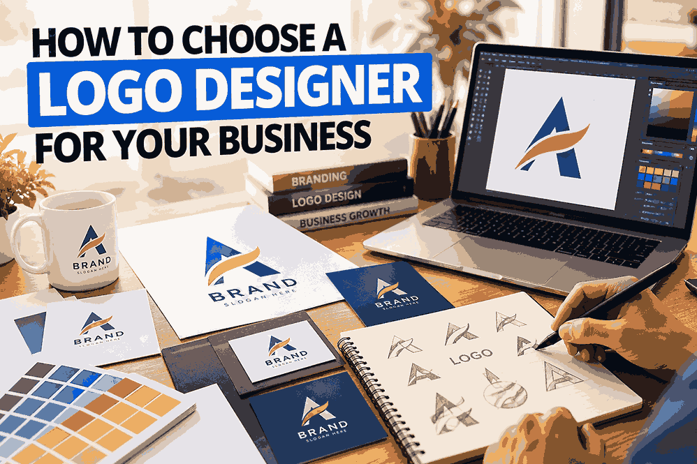 How to choose a logo designer for your business and create a professional brand identity