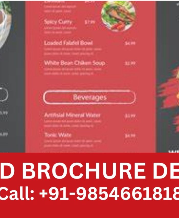 Best Brochure Design Company: Exceptional and Engaging Food Brochures for Diverse Menus and Cuisines | Call: +91-9854661818