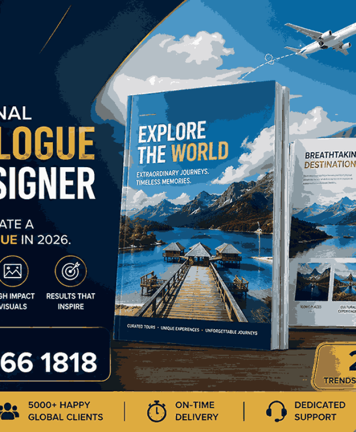 Best international tour catalogue layout designer creating a stunning travel catalogue in 2026