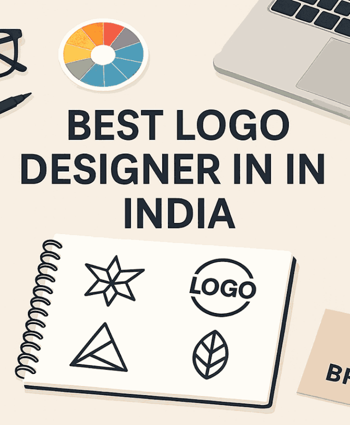 Cover image representing the best logo designer in India with professional branding tools and creative logo concepts.