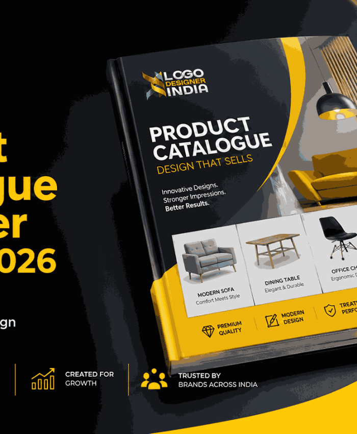 Best Product Catalogue Designer in India 2026 cover image showcasing professional catalogue design by Logo Designer India