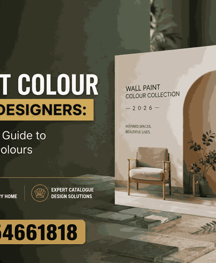 Best Wall Paint Colour Catalogue Designers showcasing the complete 2026 guide to choosing modern home wall colours with premium paint catalogue design.
