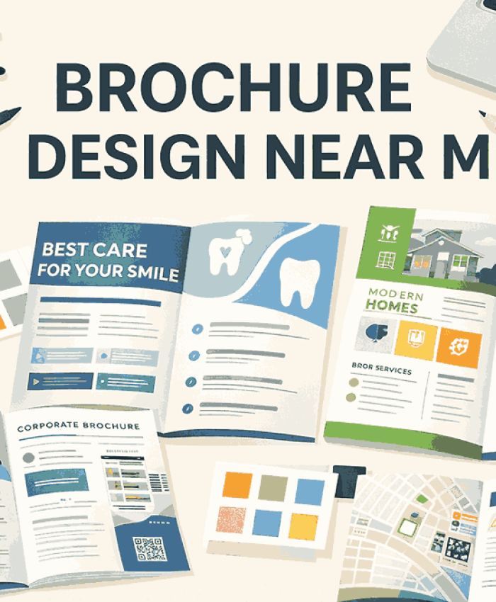 Professional brochure design near me with custom layouts, modern visuals, and print-ready brochure elements