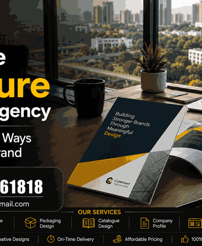Corporate brochure designing agency in Pune showcasing professional brochure design services, company profiles, catalogues, and branding solutions by Logo Designer India.