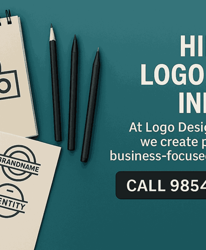 Hire Logo Designer India – Premium branding and logo design services with a clear call-to-action.