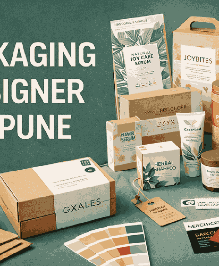 Professional packaging design cover image showcasing creative product packaging by a packaging designer in Pune.