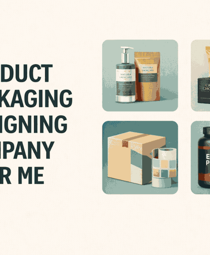 Creative packaging design cover featuring multiple product packaging styles by a product packaging designing company near me